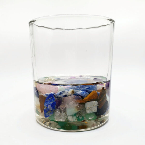 Product image of  “Rescue 911” Crystal Infused Resin & Glass Magick Planter