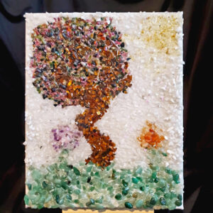 Product image of  “Eden” Authentic Crystal/Gemstone Tree Mosaic