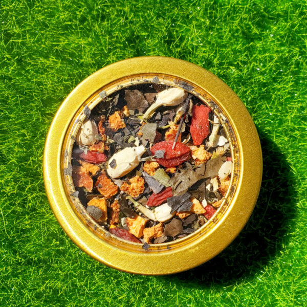 Product image of  “Orange Blossom” Jasmine & Sweet Orange Guayusa Antioxidant Green Tea Blend
