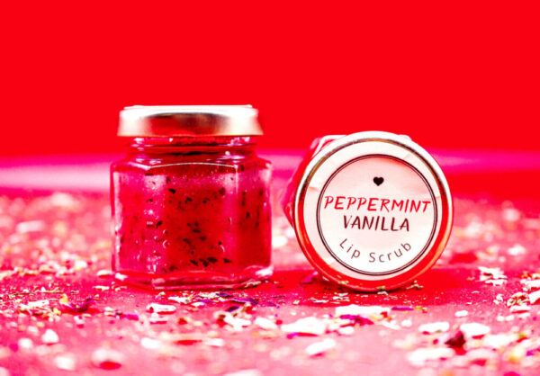 Product image of  Peppermint Vanilla Organic Vegan Lip Scrub 2oz