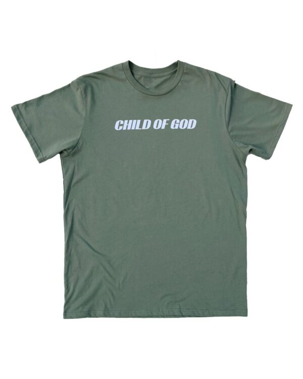 Product image of  Child of God, Men’s Short Sleeve T-Shirt in Olive Green
