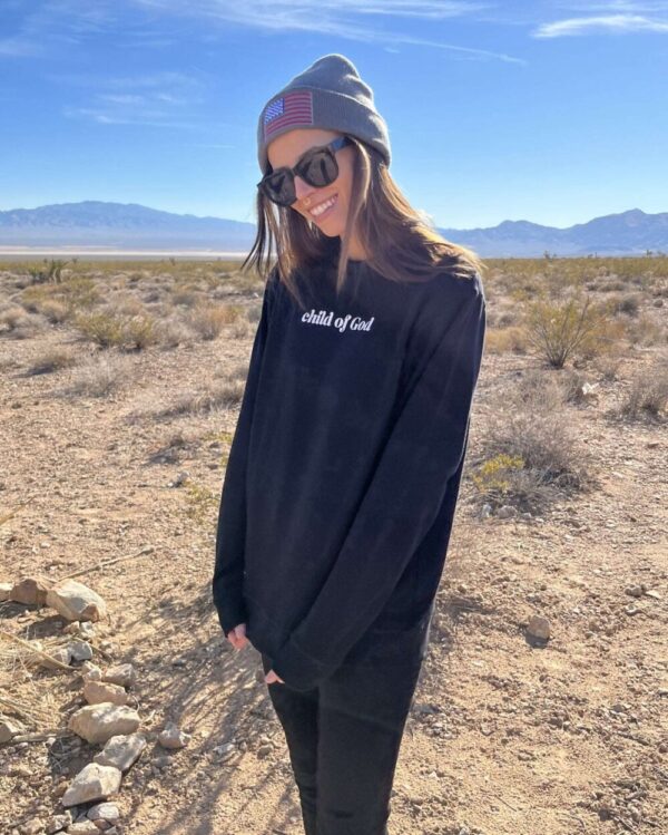 Product image of  Child of God, Women’s Pullover Sweatshirt in Black