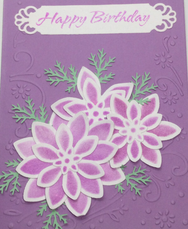 Product image of  Happy birthday in purple