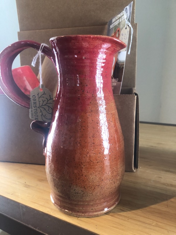 Product image of  Red Stoneware Pitcher