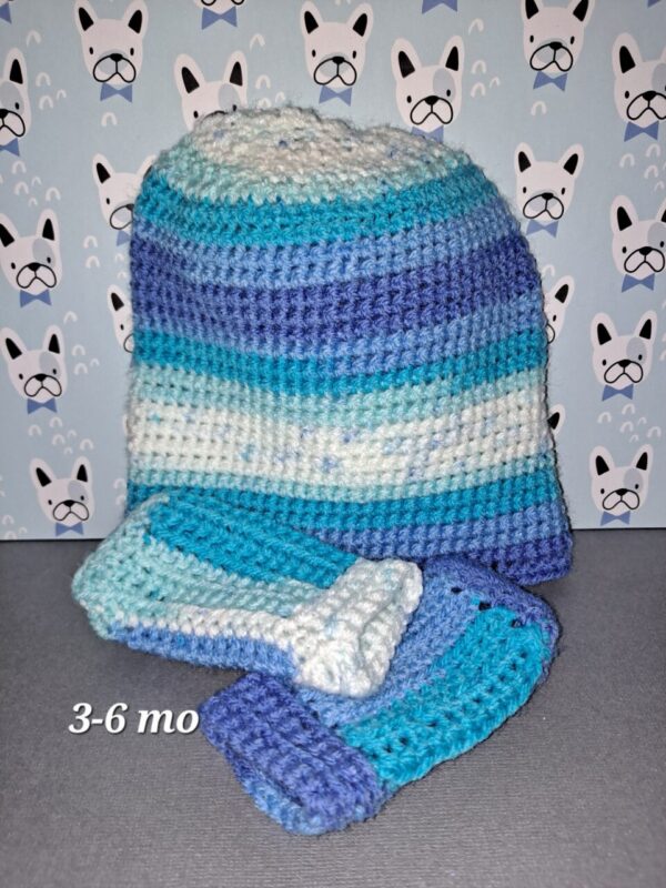 Product image of  Baby Beanie Mitten Set