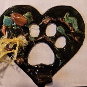 Product image of  Metal Heart with Paw Cutout