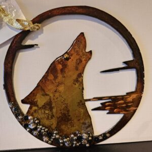 Product image of  Metal Wolf in Circle