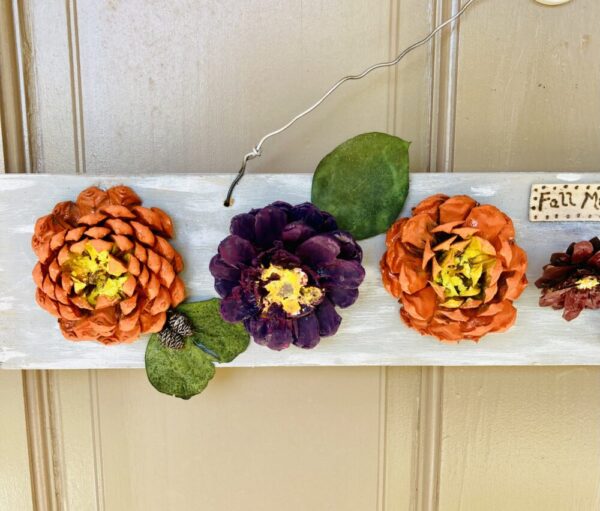 Product image of  Mum 3-D Pinecone Flower Art