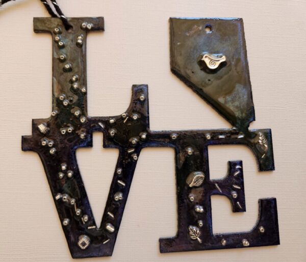 Product image of  LOVE NEVADA w bird & metal bits