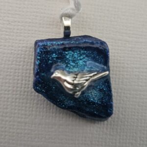 Product image of  Carson City Rock Pendant with Bird, Bail