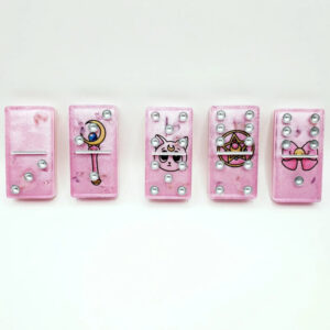 Product image of  Sailor Moon Themed Rose Quartz Dominoes Domino Set