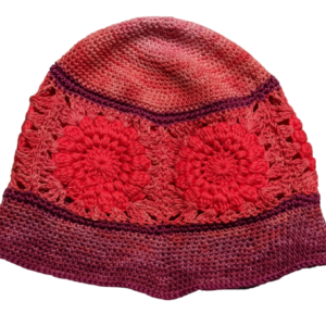 Product image of  Hotblood – Crocheted Hat With Granny Squares
