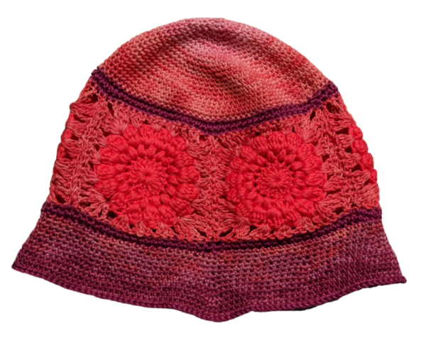 Product image of  Hotblood – Crocheted Hat With Granny Squares