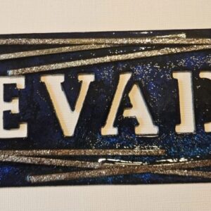 Product image of  Metal NEVADA 3″x10″ w decorative lines