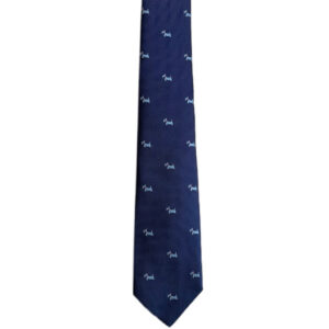 Product image of  Blue necktie with light blue dogs