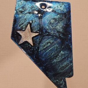 Product image of  Metal Nevada wall hanging / ornament (4″x2.5″)