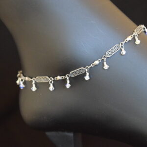 Product image of  Antiqued Silver Ankle Bracelet
