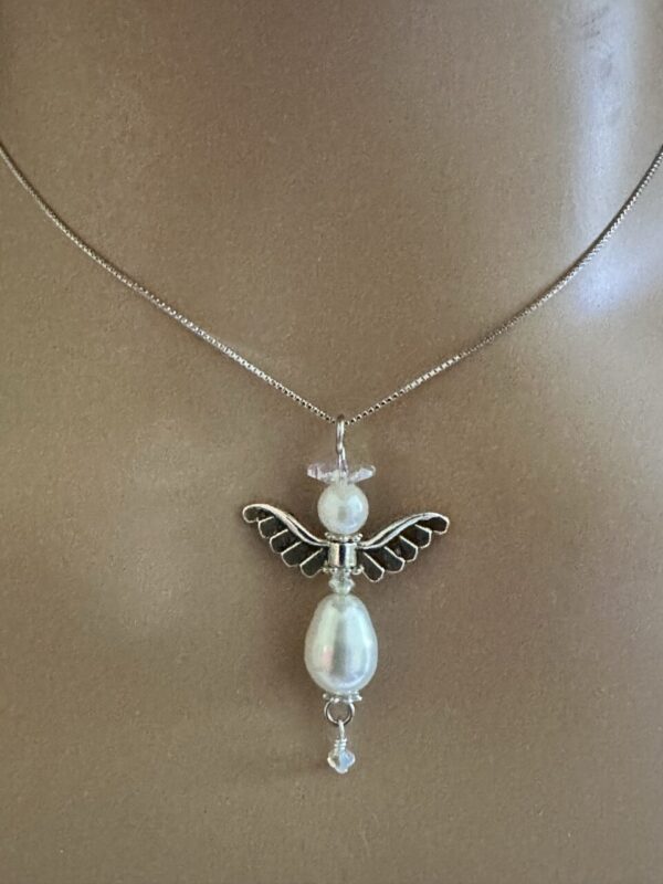 Product image of  White Angel Pendant Necklace