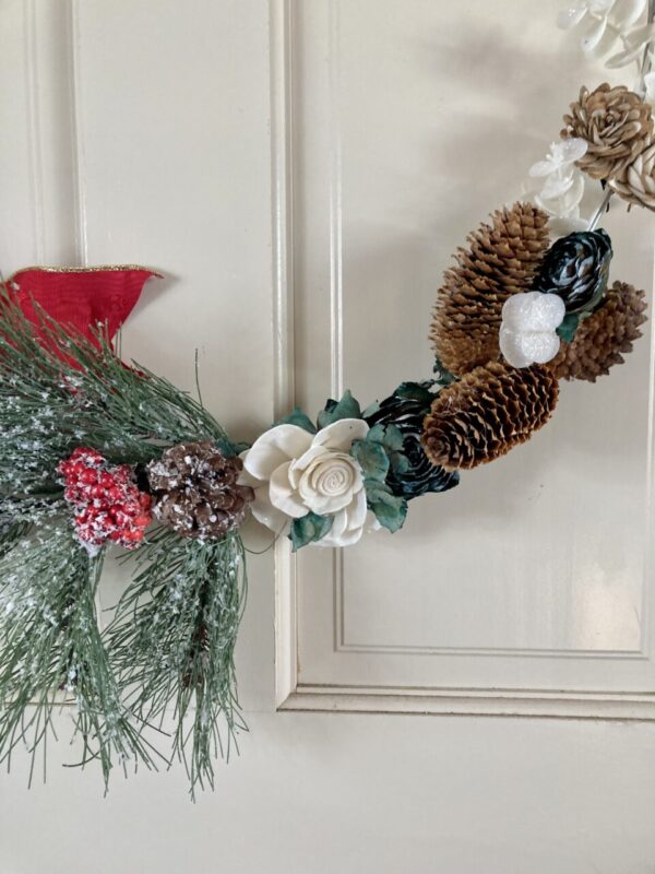 Product image of  19 Inch Metal Hoop Holiday Wreath
