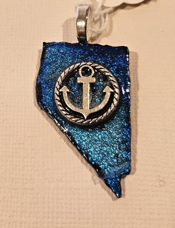 Product image of  Metal Nevada Pendant with anchor & bail