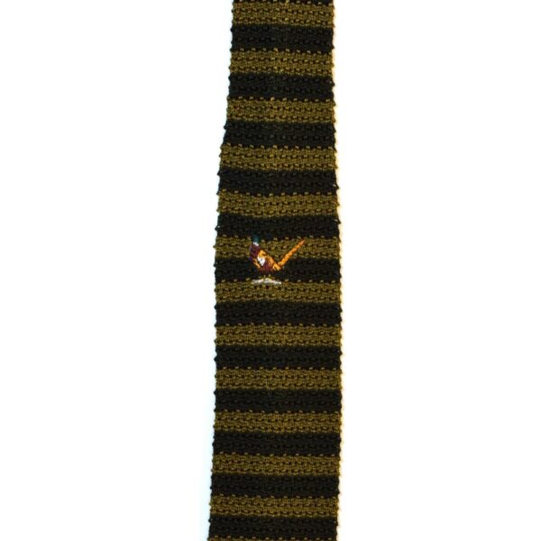 Product image of  Green and dark green horizontal line necktie (straight bottom)