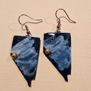 Product image of  Metal Nevada earrings with copper beads
