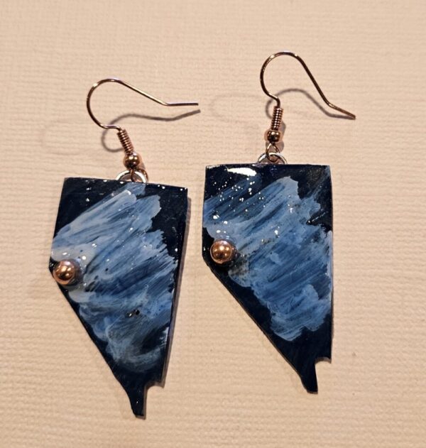 Product image of  Metal Nevada earrings with copper beads