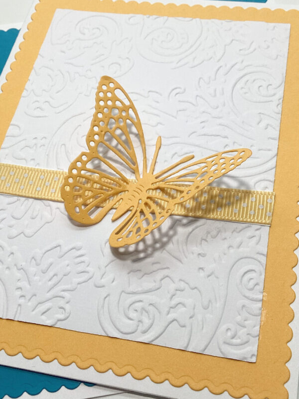 Product image of  Embossed Notecards with Colorful Butterflies