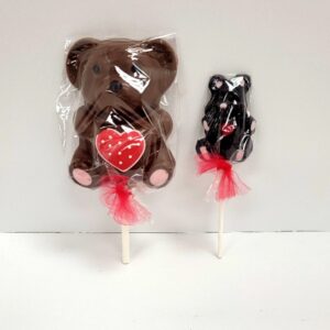 Product image of  Solid Chocolate Teddy Bears Large and Small