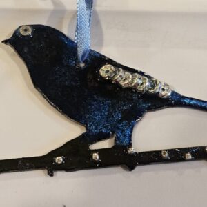 Product image of  Metal bluebird w bling adornments