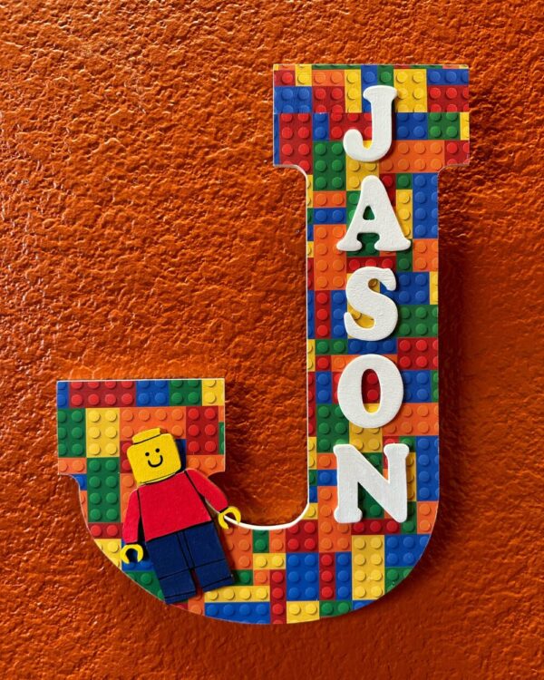Product image of  Lego-Inspired Kids Name Sign