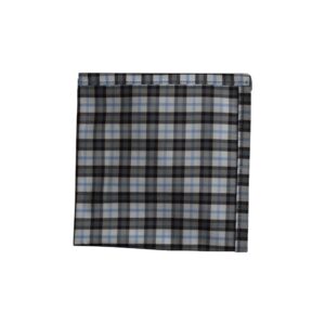 Product image of  Black, white and blue plaid pocket square