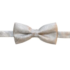 Product image of  White bowtie with white paisley
