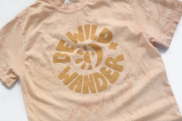 Wild + Wander Colorblast Tangerine T-Shirt  (Unisex)