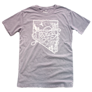 Nevada Nature Lavender Stonewashed T-Shirt (Unisex)