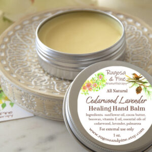 Hand Balm Eczema Dry Skin Soother Essential Oil Custom Blend Natural Moisturizer