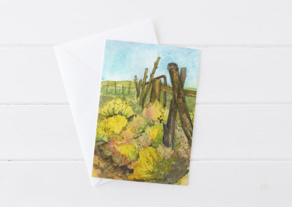 Nevada Desert Autumn Landscapes Greeting Card Set