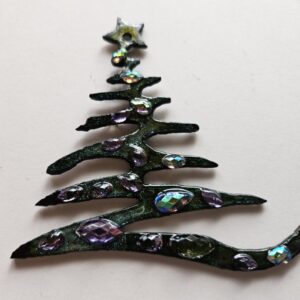 Metal Squiggly Christmas Tree