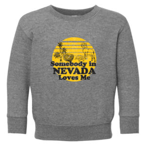 Somebody in NV Loves Me Fleece Sweatshirt (Kids)