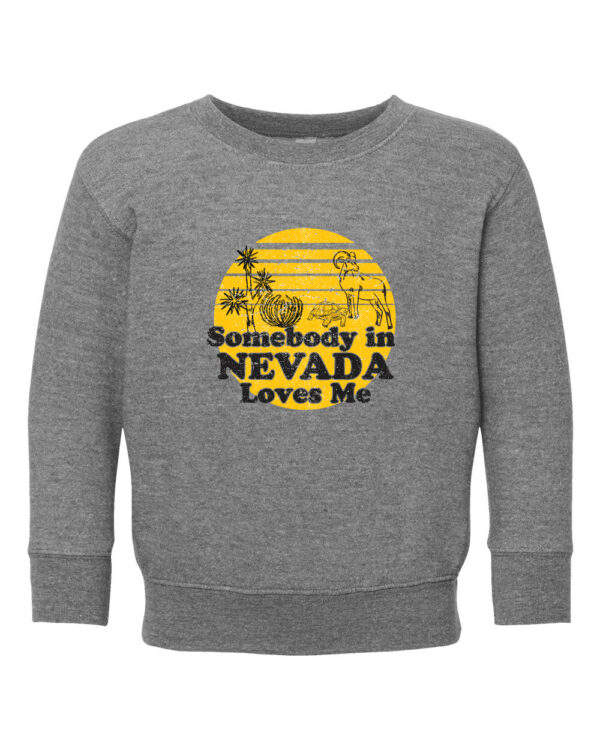 Somebody in NV Loves Me Fleece Sweatshirt (Kids)