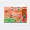 Overland Hotel Fallon Nevada Watercolor Greeting Card Historical Building