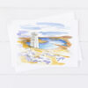 Lake Lahontan Fallon Nevada Watercolor Greeting Card Historical Landmark