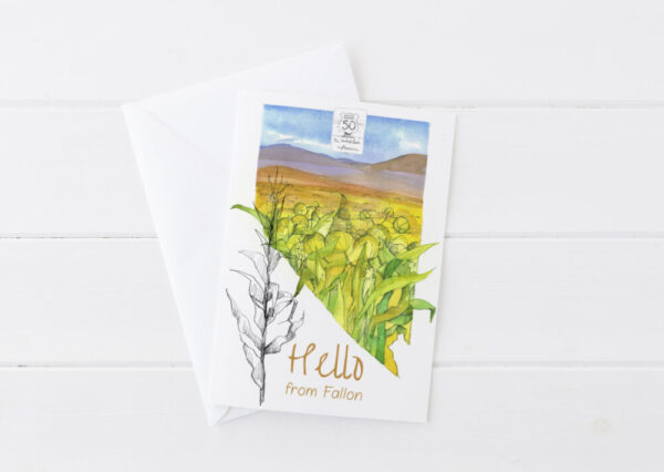 Fallon Nevada Greeting Cards Desert Mountains Lake Lahontan