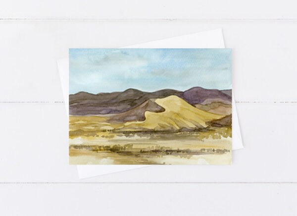 Fallon Nevada Greeting Cards Desert Mountains Lake Lahontan