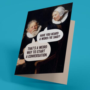 Favorite Conversationalist – Funny Anniversary Card