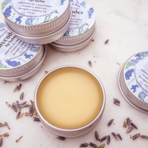 Lavender Lip Balm Dry Skin Soother All Natural Aromatherapy Calm Emotions