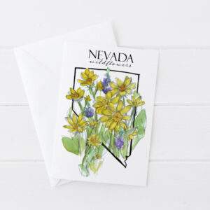 Nevada Greeting Cards State Bird Sagebrush Wildflowers Pinyon Pine