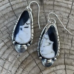 White Buffalo Earrings
