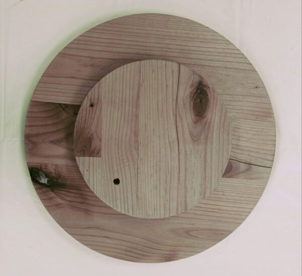 VET-MADE Natural Wood Lazy Susan