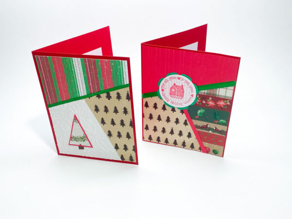 Christmas cards set of 2